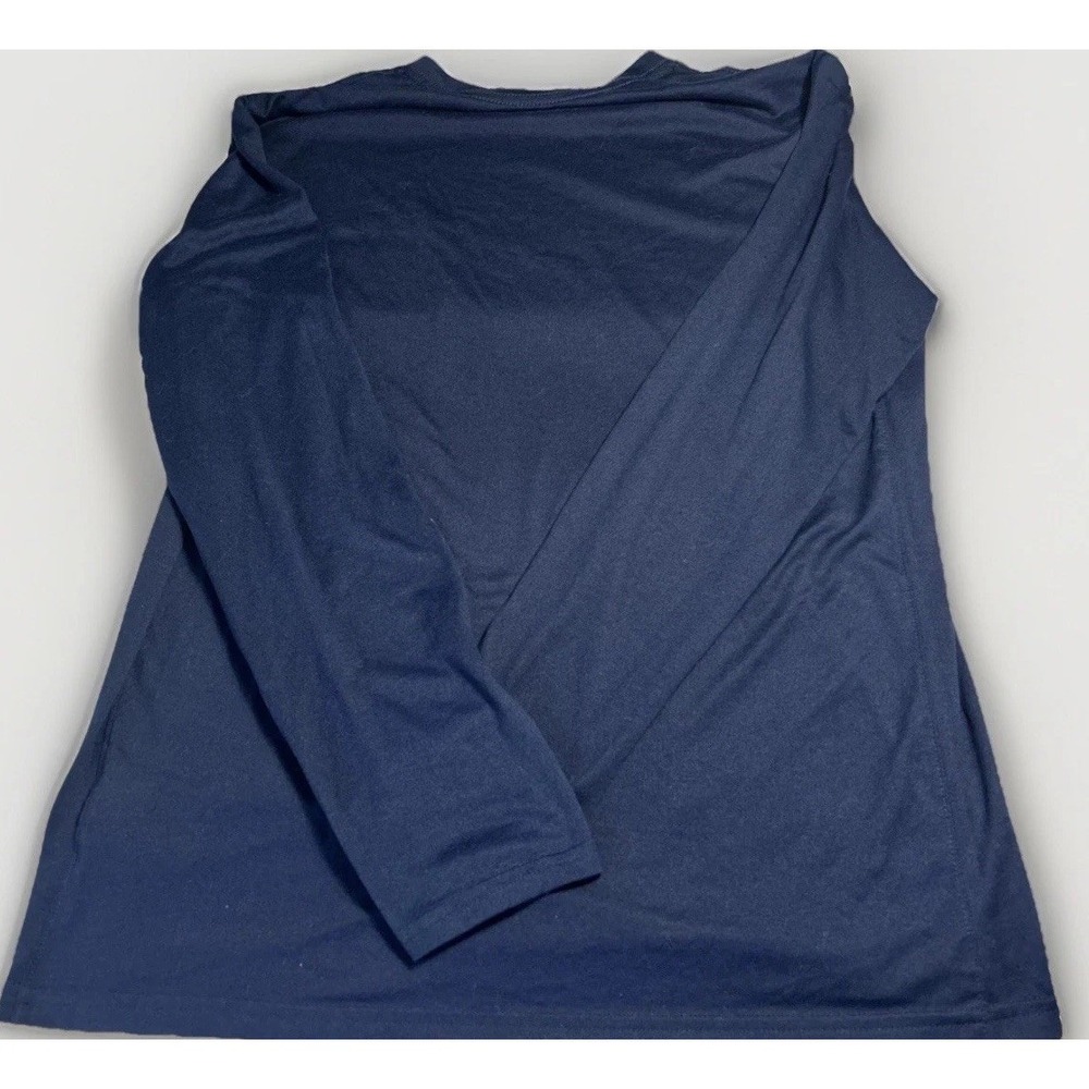 Nike Pro Dri-Fit Athletic Training Workout Shirt Top Mens Size L Blue(184